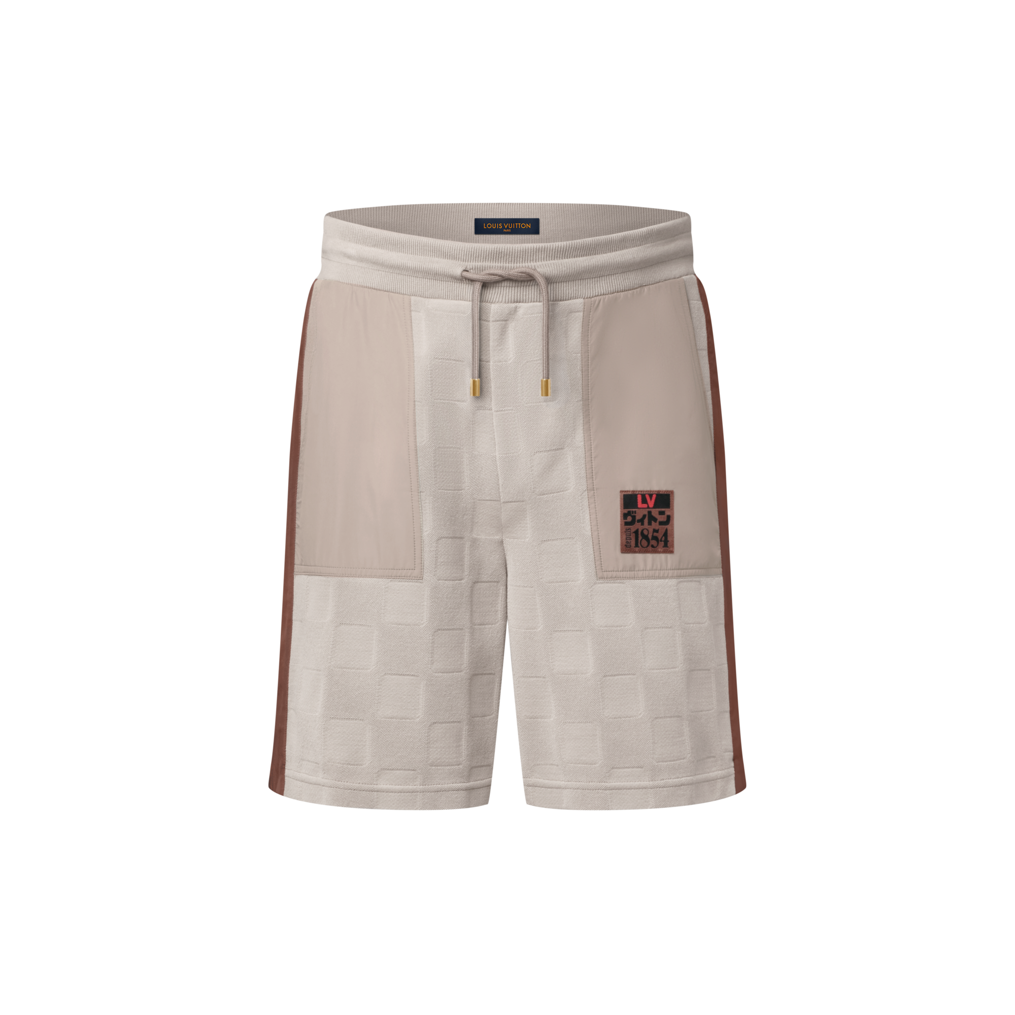 LOUIS VUITTON ヴィトン スイムウェア 海水パンツ ダミエ L 夏らしさ全開【Louis Vuitton】プリントスイムショーツ ダミエ